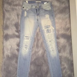 Size 24 distressed jeans, Brand from The Buckle.